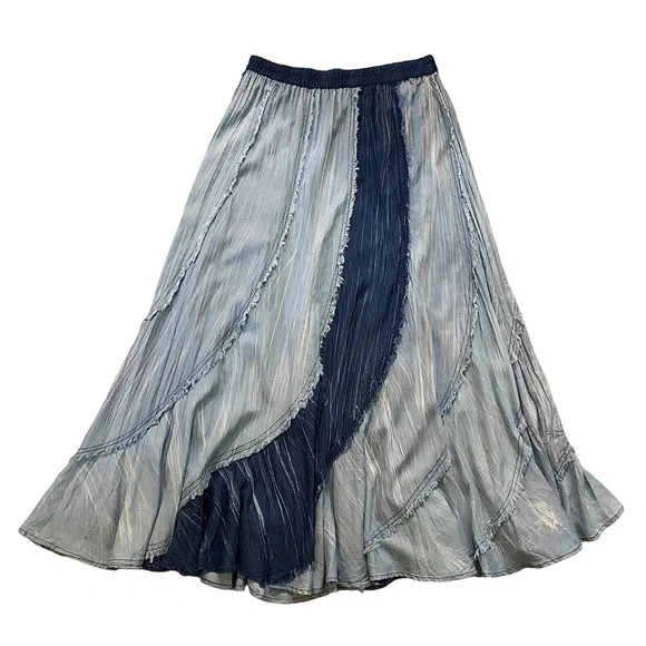 John Mark tye dyed panel boho skirt - Picture 5 of 6